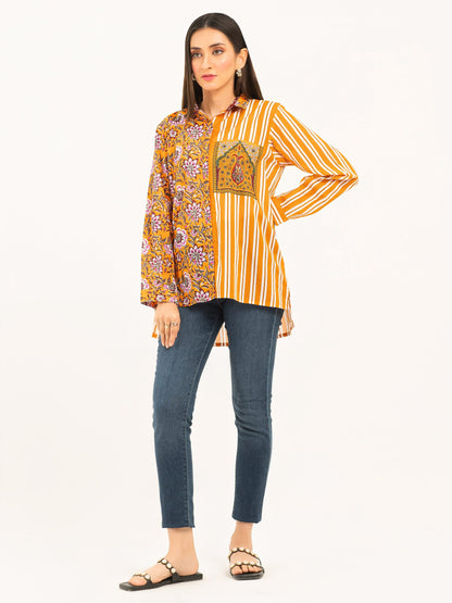 Limelight - Printed Cambric Top