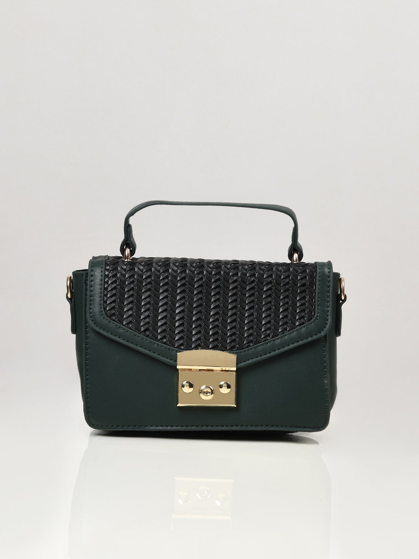 Limelight - Mini Weave Handbag