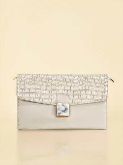 Limelight - Marble Detail Clutch