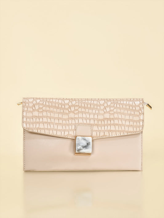 Limelight - Marble Detail Clutch