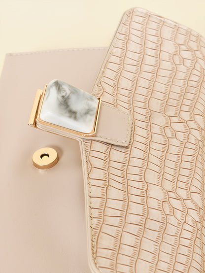 Limelight - Marble Detail Clutch