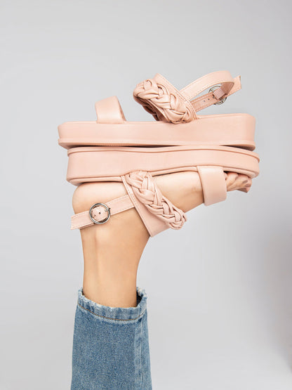 Limelight - Braided Strap Sandals