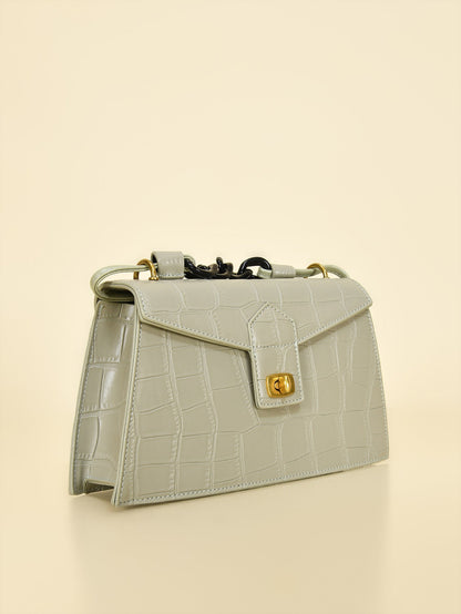 Limelight - Trapezoid Patterened Handbag