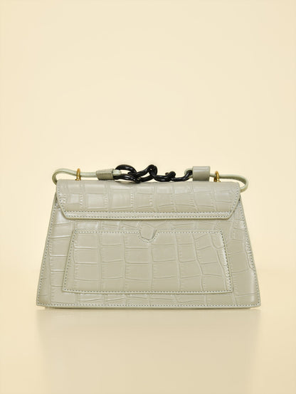 Limelight - Trapezoid Patterened Handbag