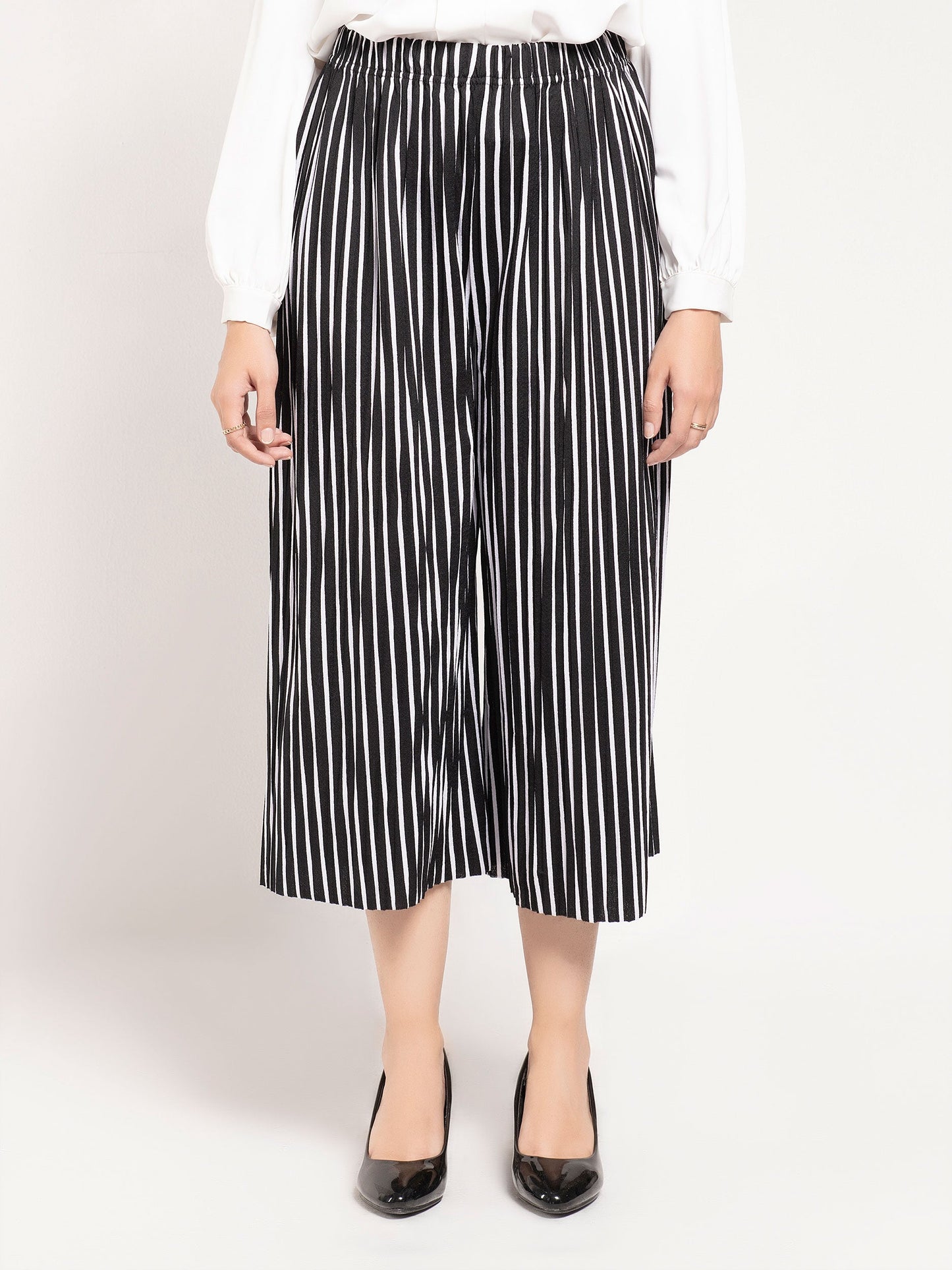 Limelight - Striped Culotte Pants