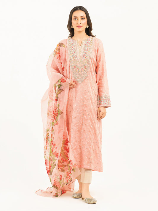 Limelight - 2 Piece Jacquard Suit-Embroidered (Pret)