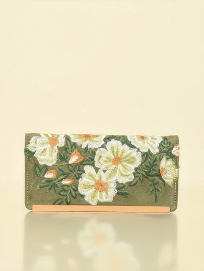 Limelight - Floral Embroidered Wallet