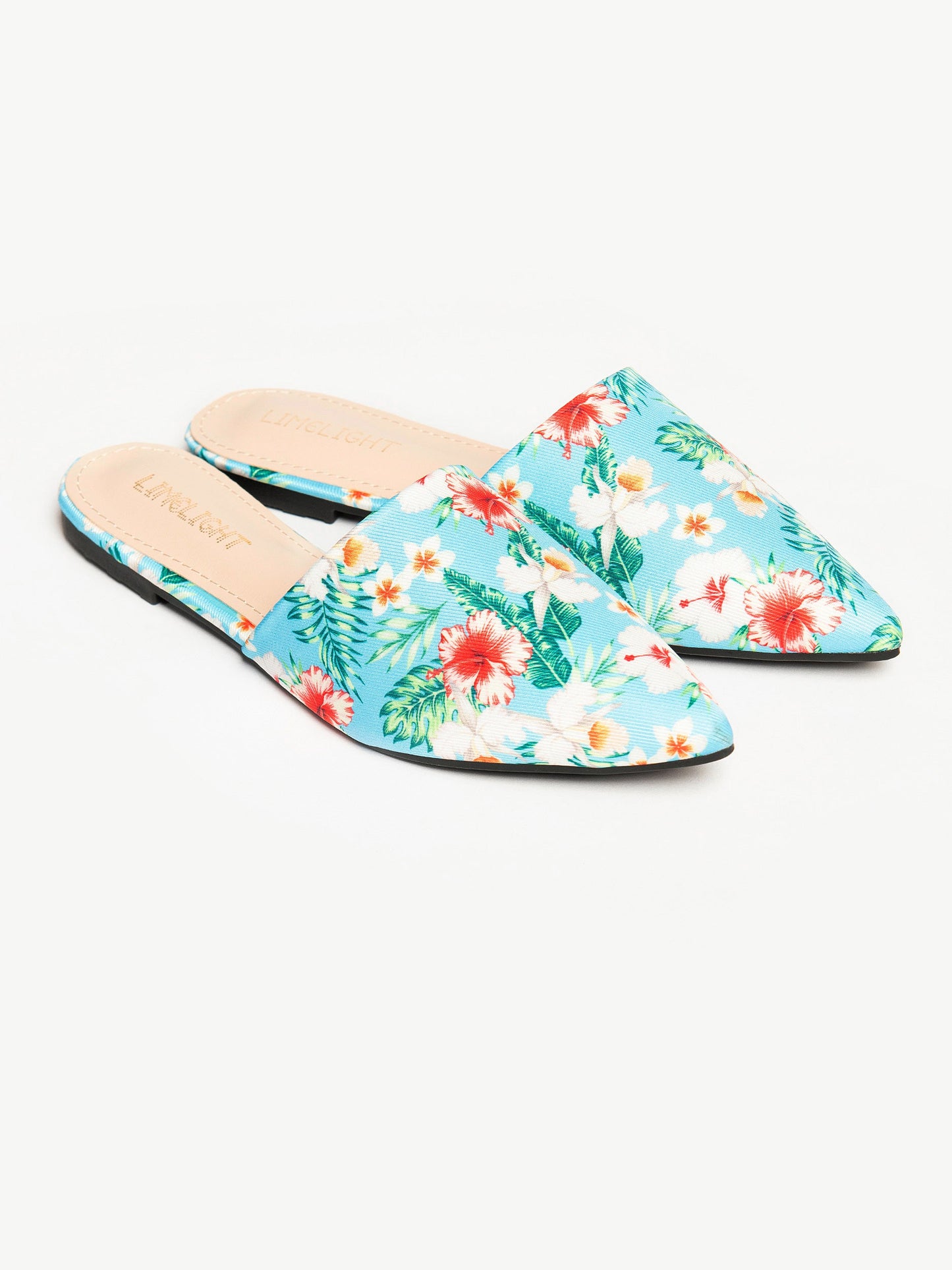 Floral Printed Mules