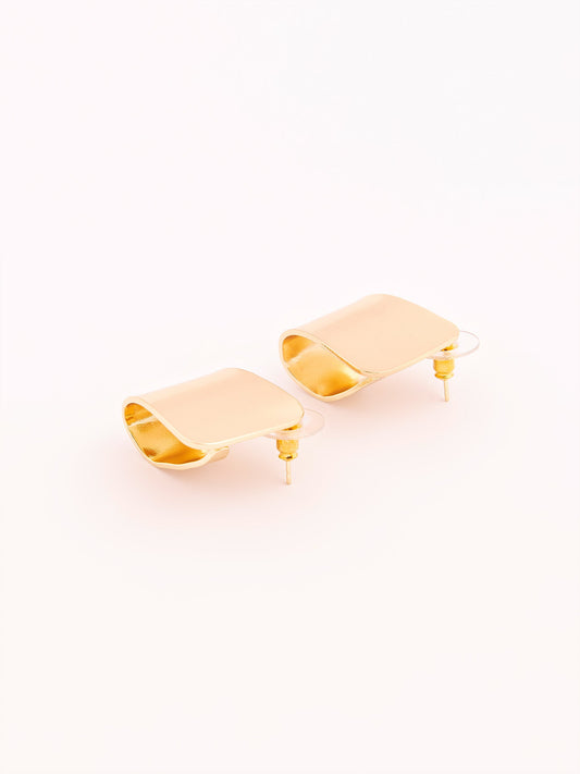 Limelight - Folded Stud Earrings