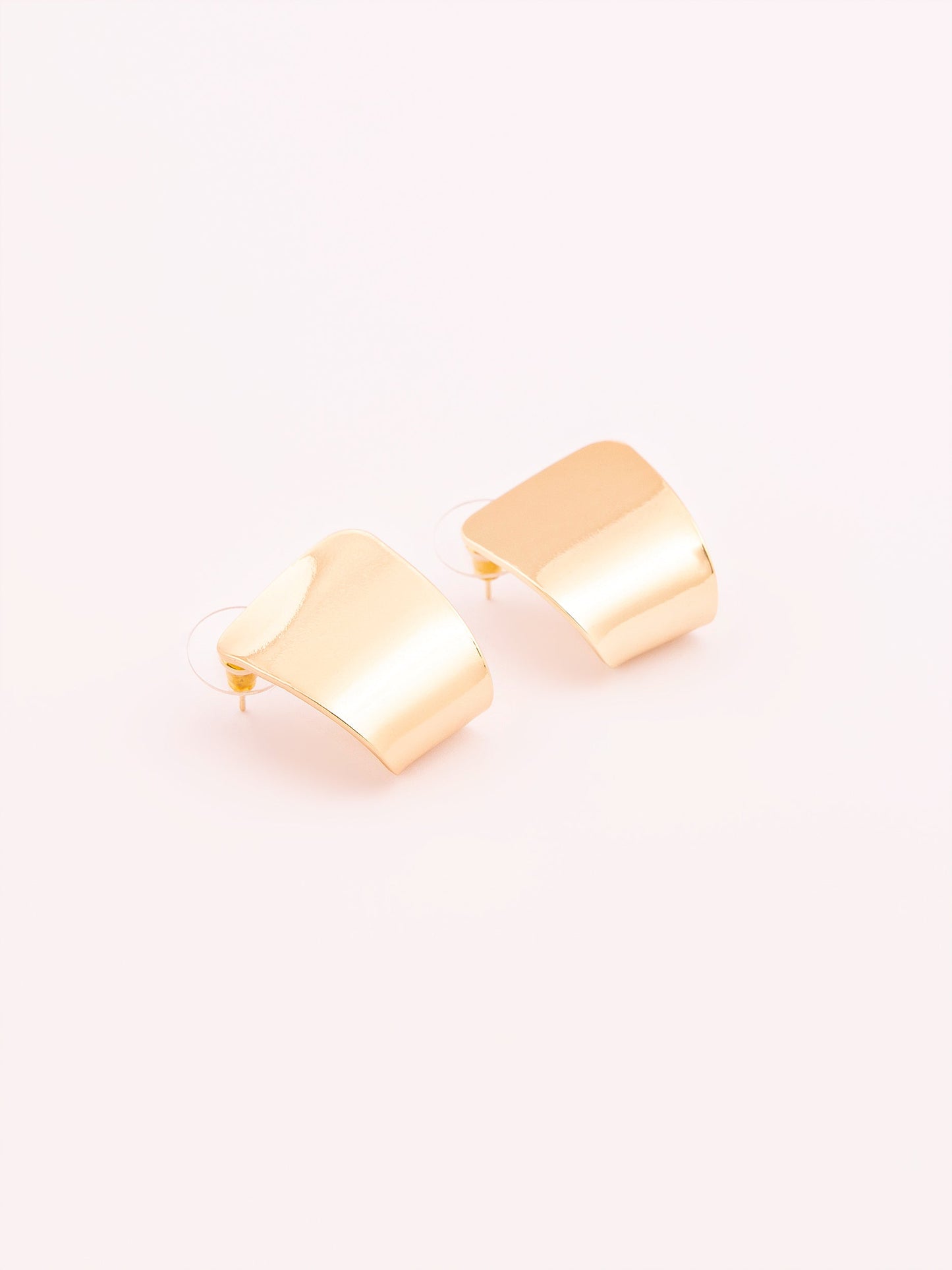 Limelight - Folded Stud Earrings