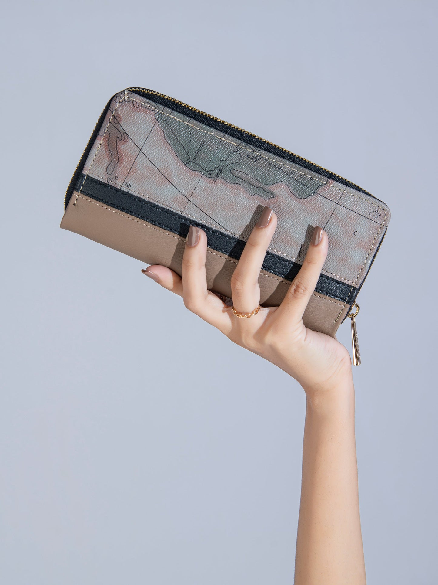 Limelight - Map Printed Pattern Wallet