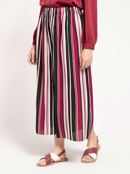 Limelight - Striped Culotte Pants