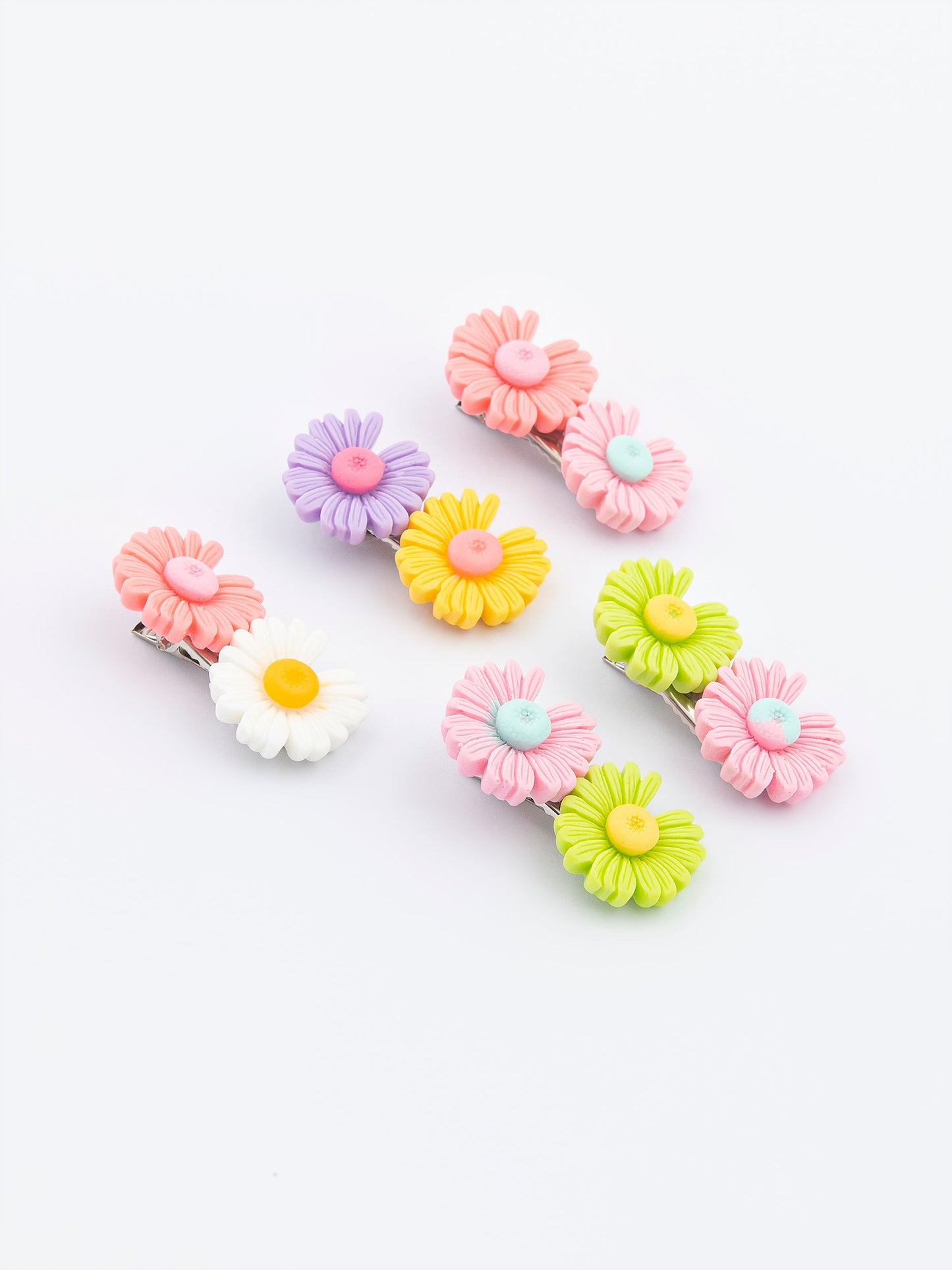 Floral Snap Clip Set