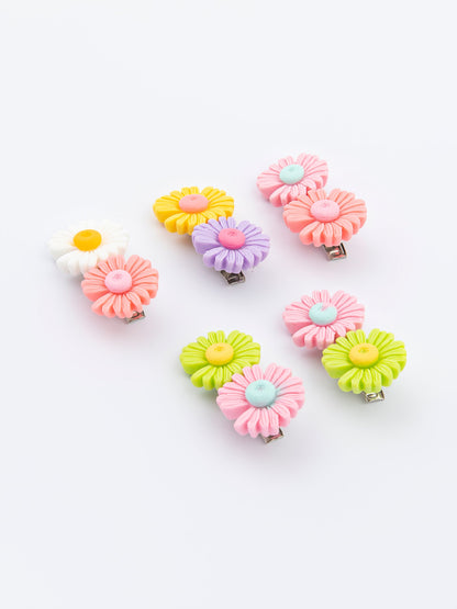 Floral Snap Clip Set