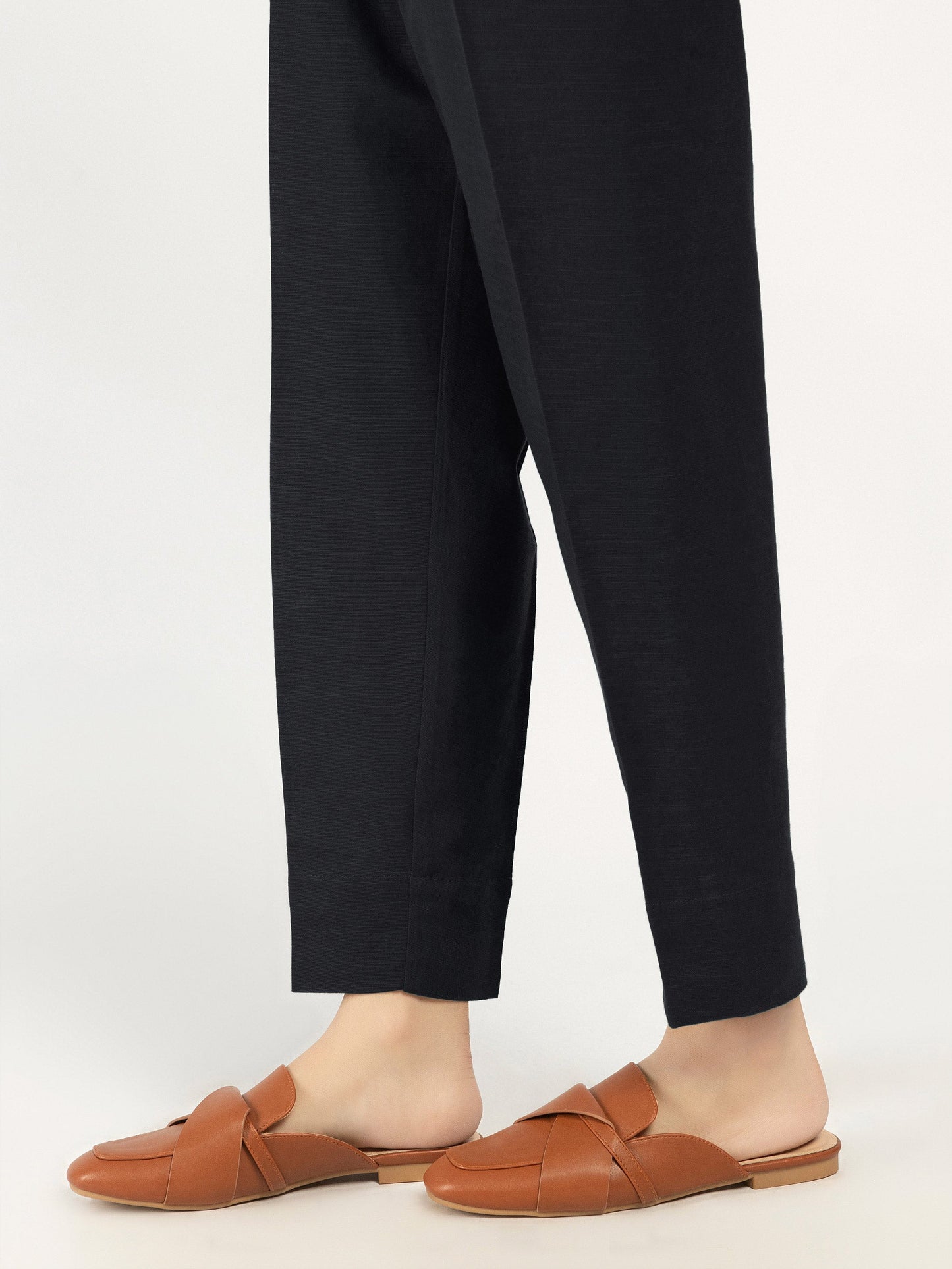 Plain Khaddar Trousers