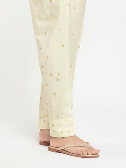 Embroidered Cambric Trouser