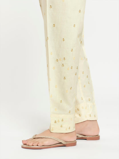 Embroidered Cambric Trouser