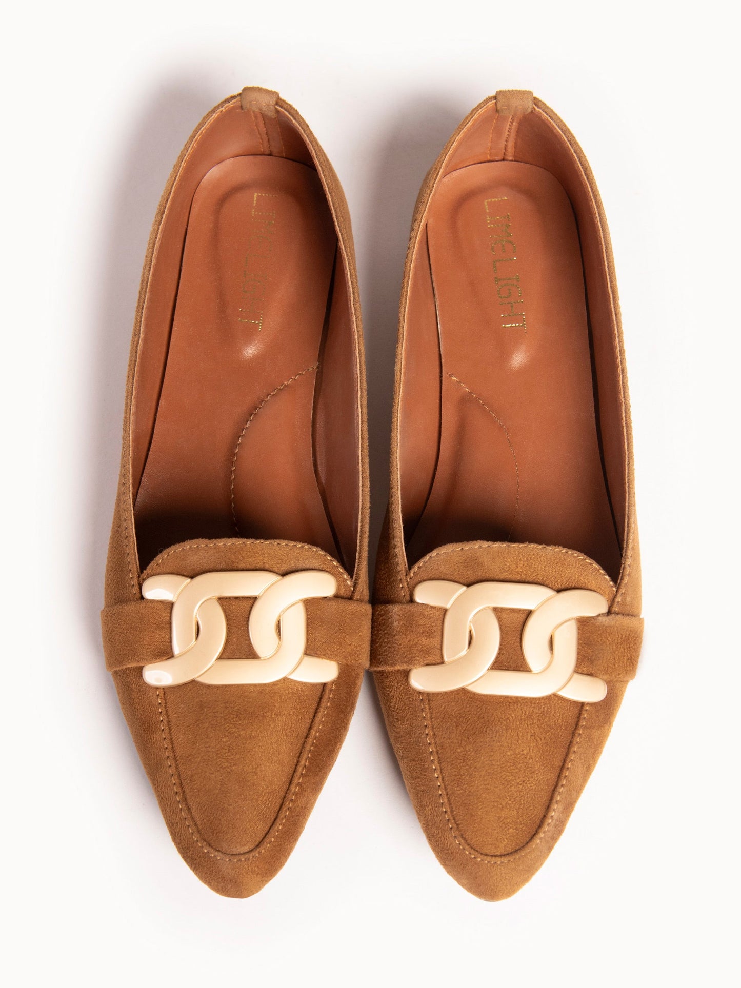 Limelight - Metallic Brooch Loafers