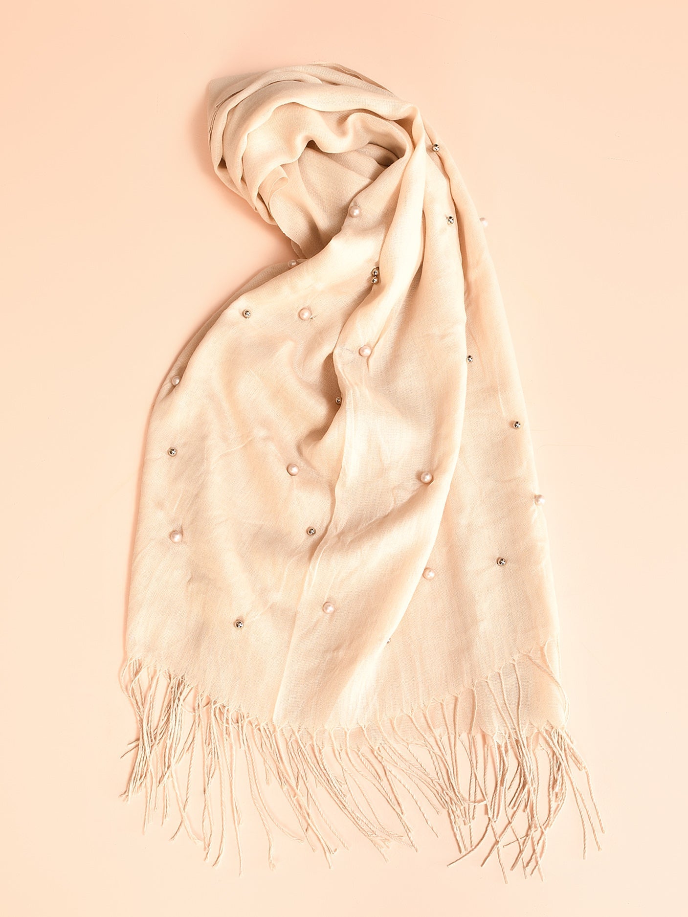 Viscose Pearl Scarf