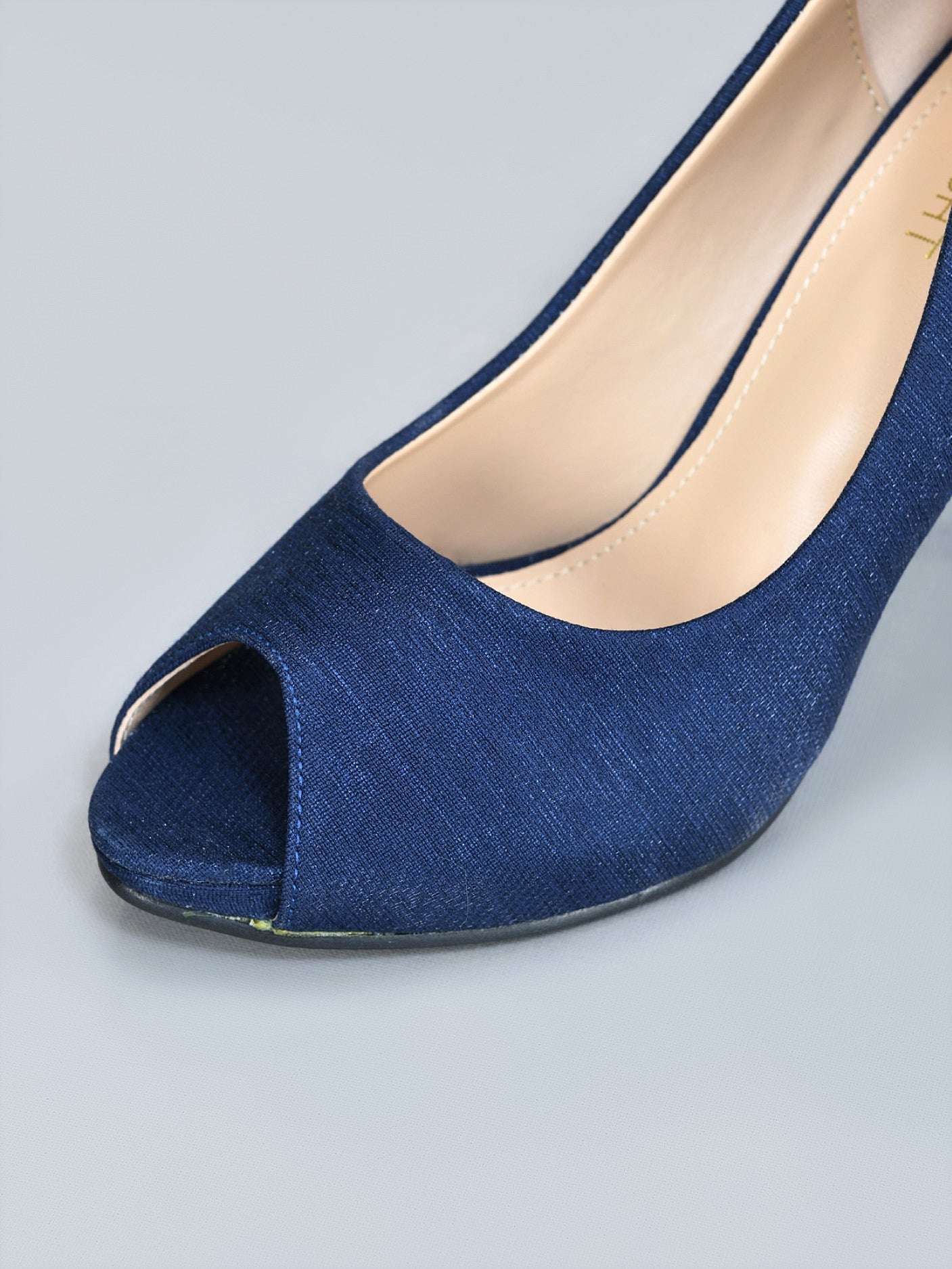 Limelight - Peep Toe Heels - Navy