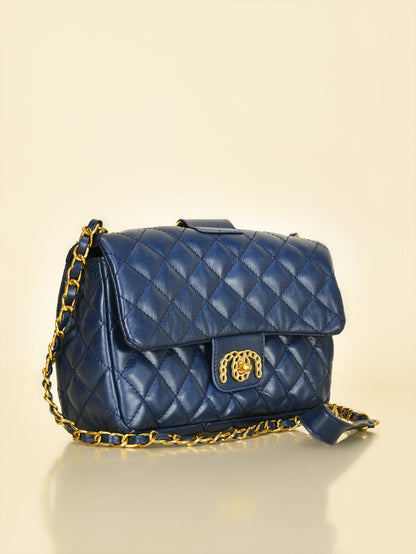 Limelight - Ring Handle Quilted Handbag