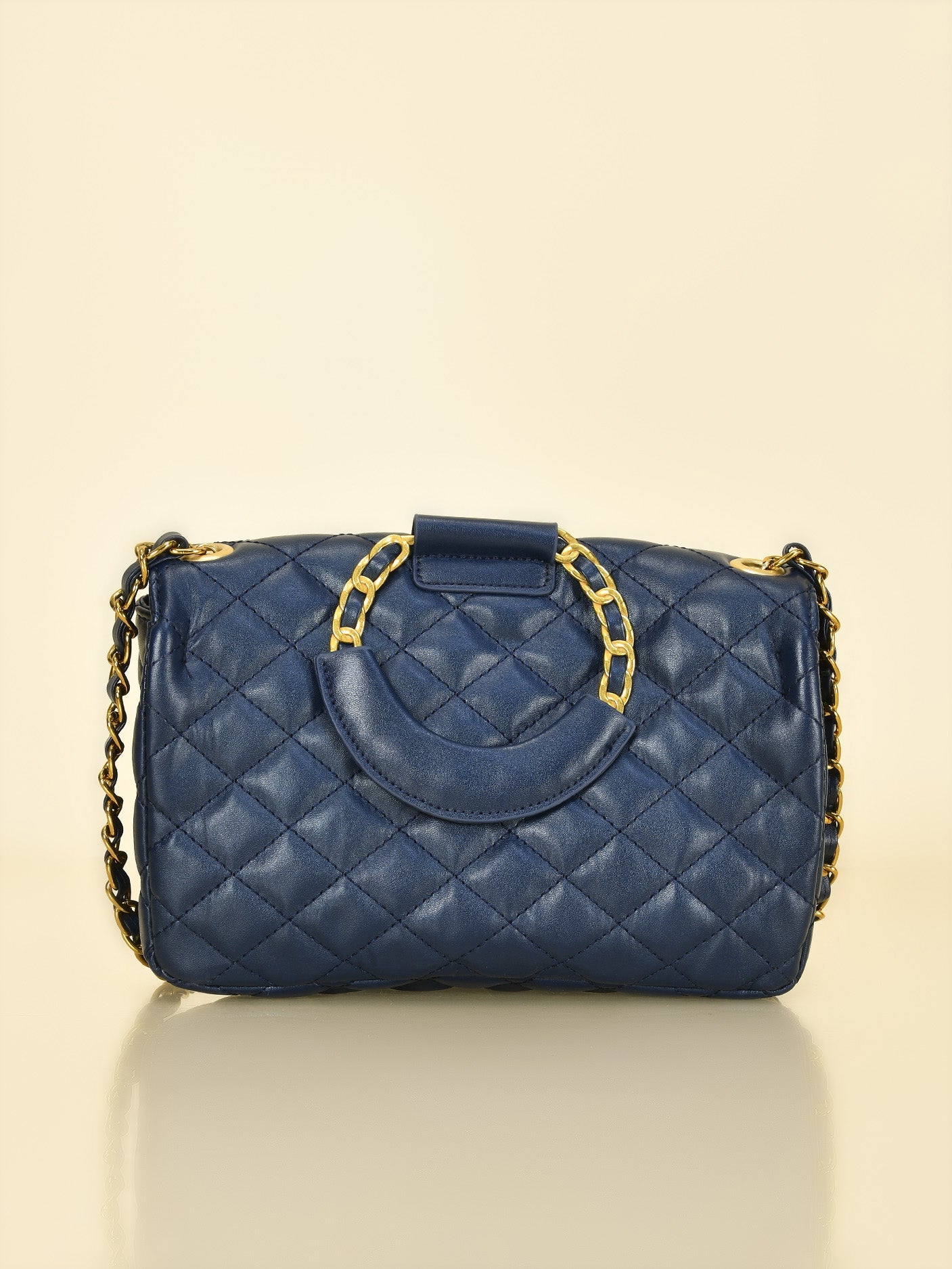Limelight - Ring Handle Quilted Handbag
