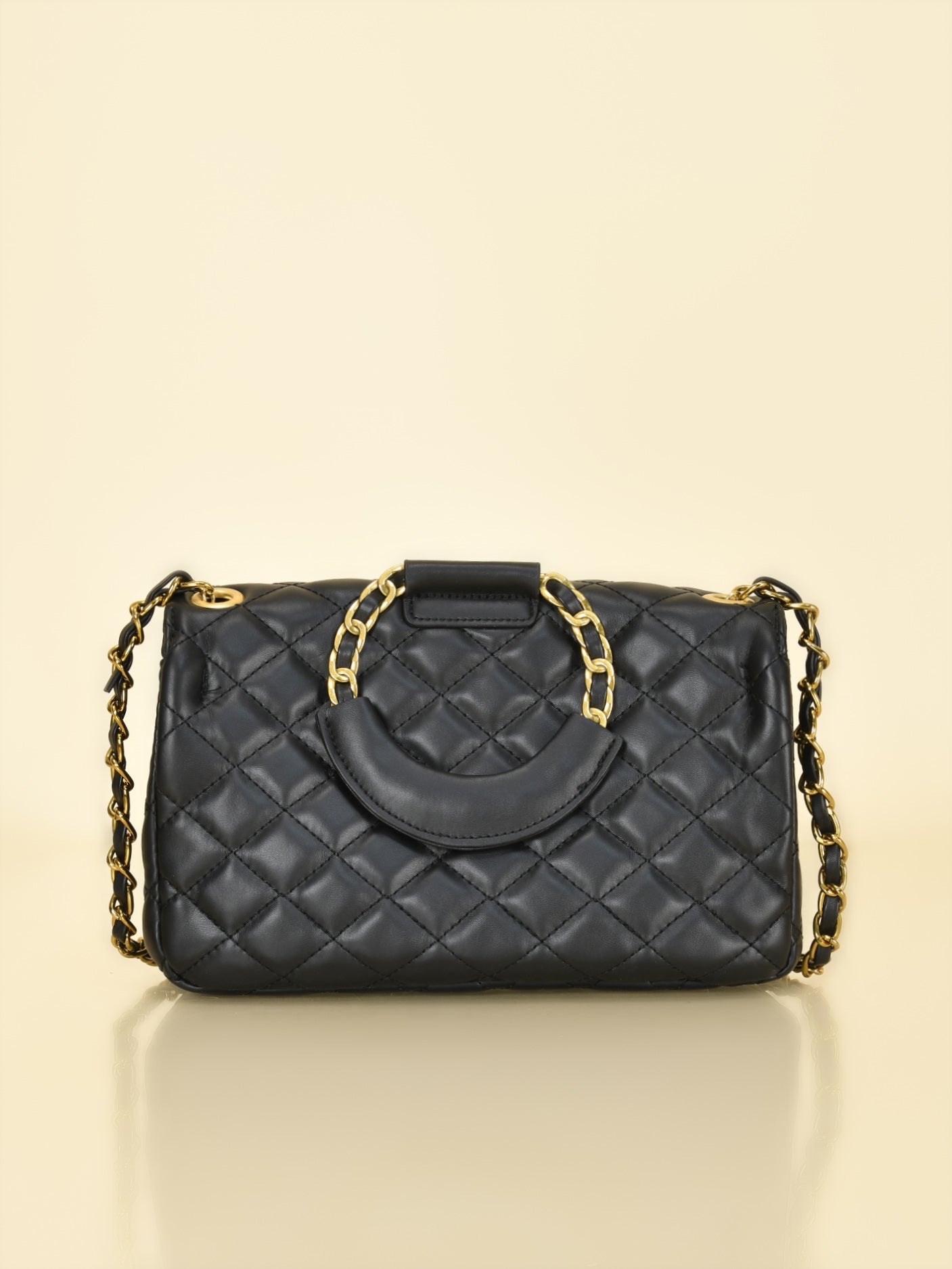 Limelight - Ring Handle Quilted Handbag
