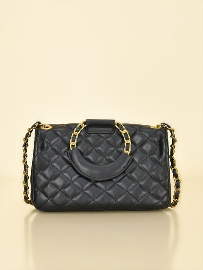 Limelight - Ring Handle Quilted Handbag