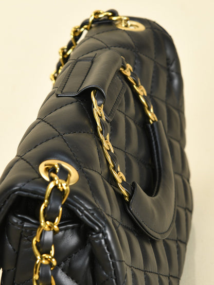 Limelight - Ring Handle Quilted Handbag