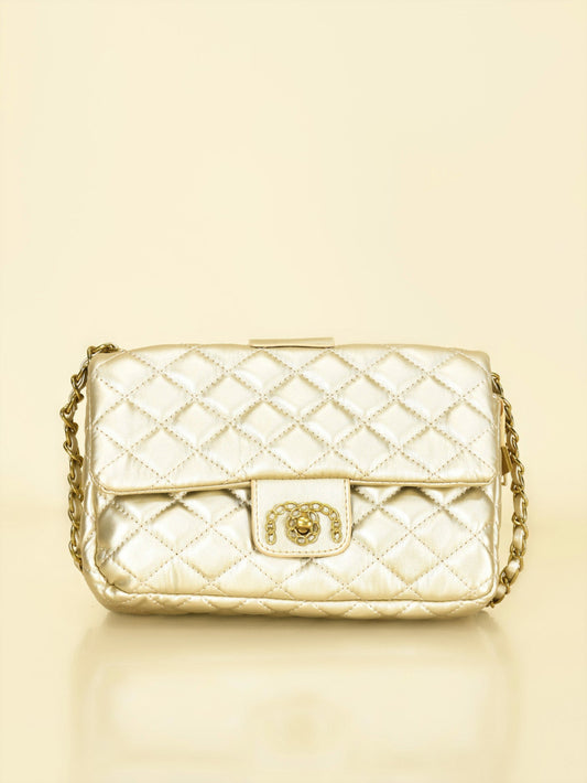 Limelight - Ring Handle Quilted Handbag