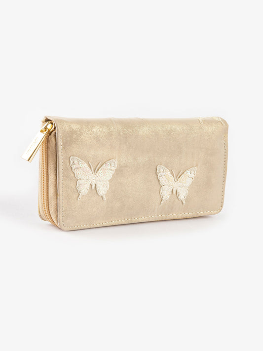 Butterfly Embellished Wallet