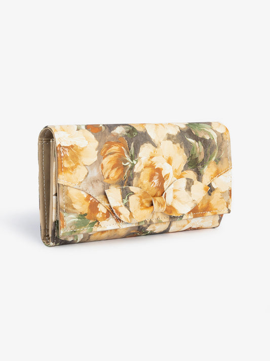 Floral Printed Wallet