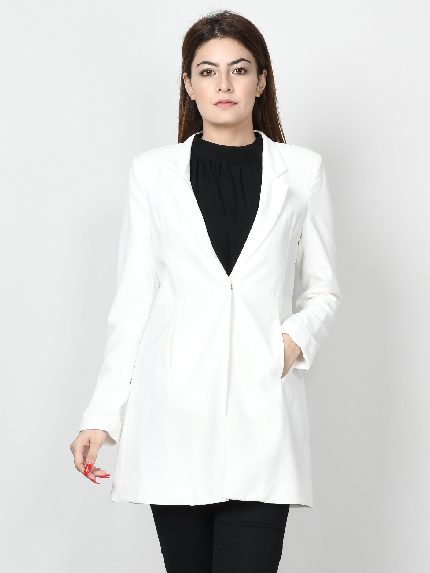 Limelight - Classic Coat - White