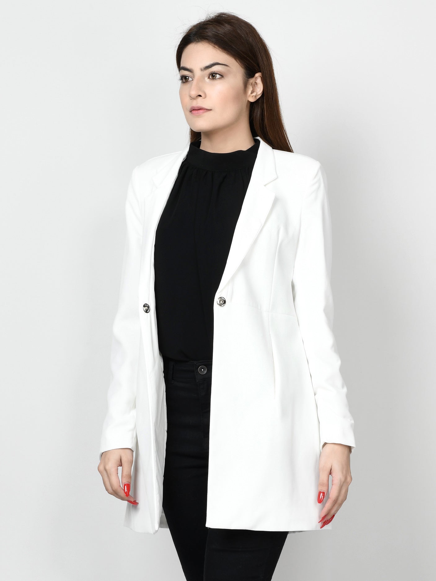 Limelight - Classic Coat - White