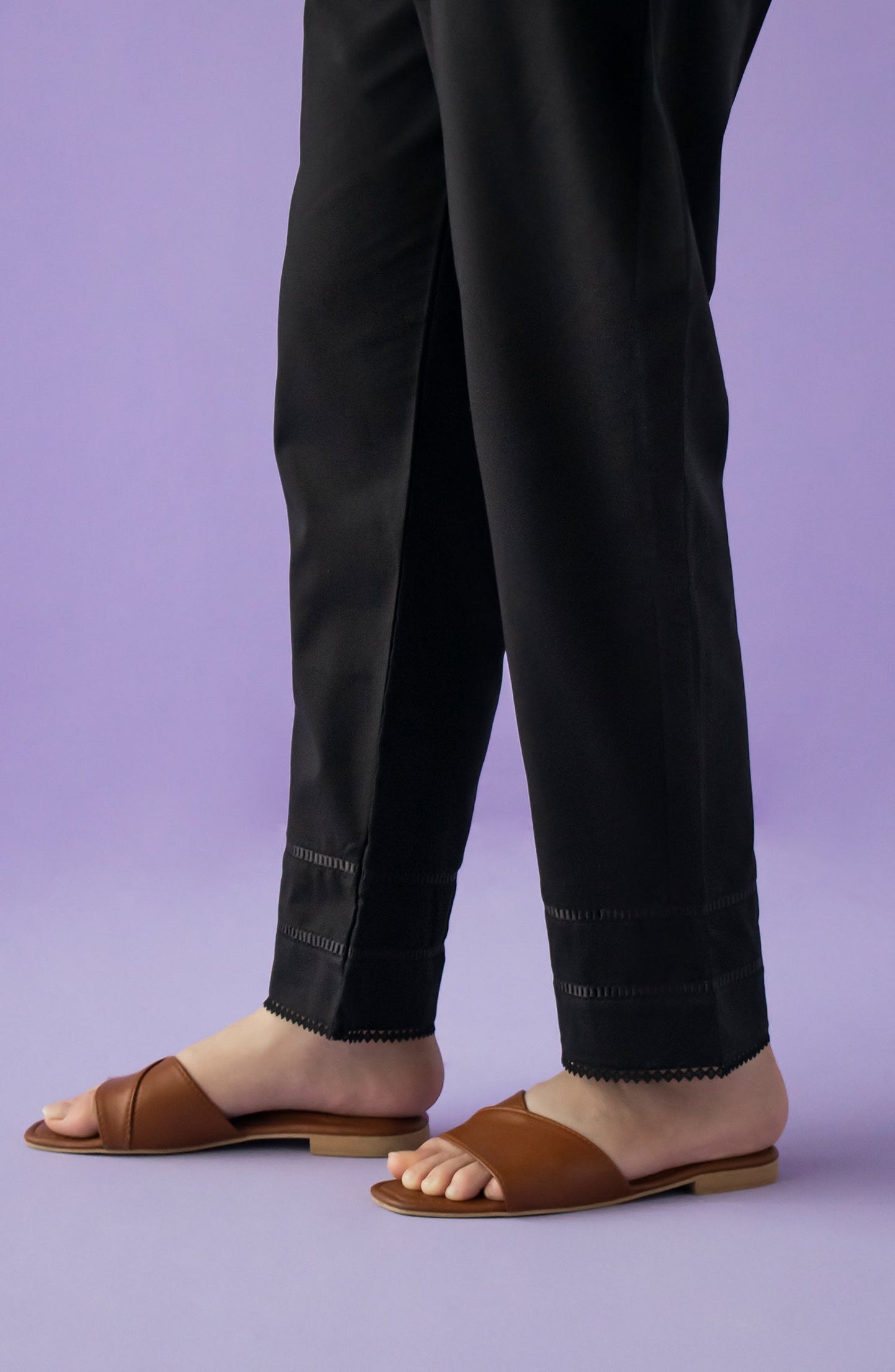 Orient - Stitched Bottoms 1 Piece Plain Cambric Trouser
