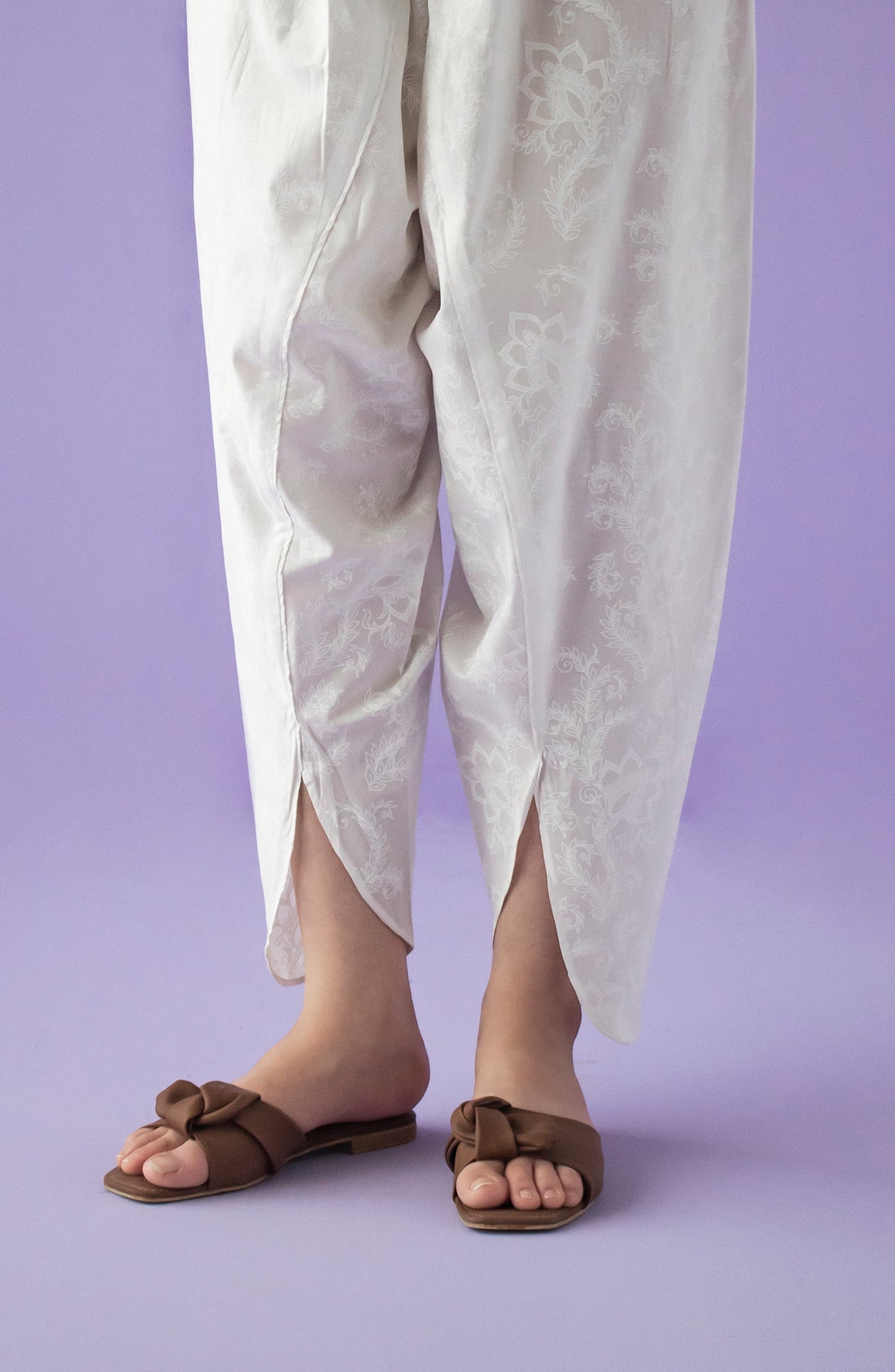 Orient - Stitched Bottoms 1 Piece Plain Dobby Shalwar