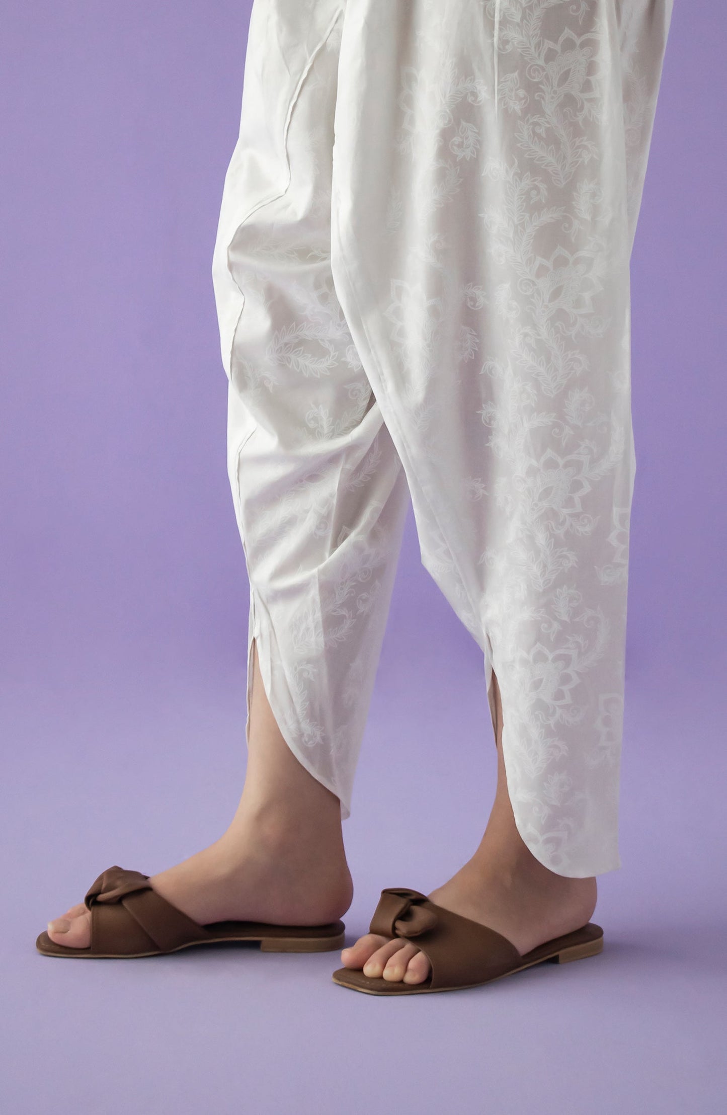 Orient - Stitched Bottoms 1 Piece Plain Dobby Shalwar