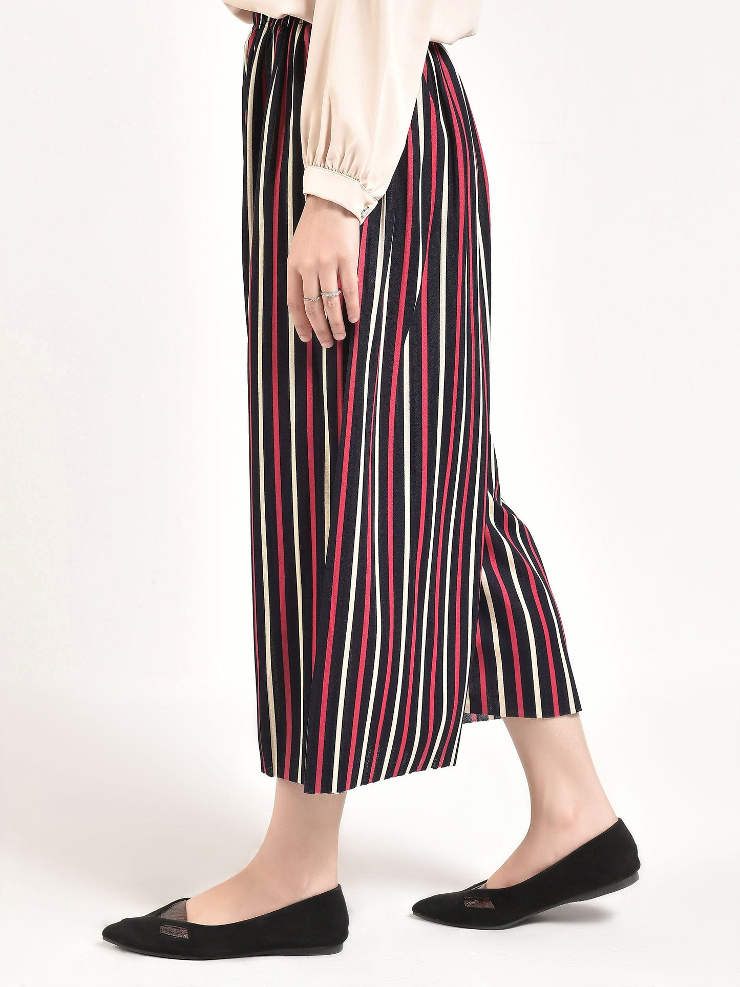 Limelight - Striped Culotte Pants