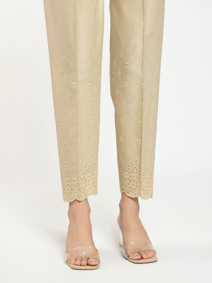 Embroidered Cambric Trouser