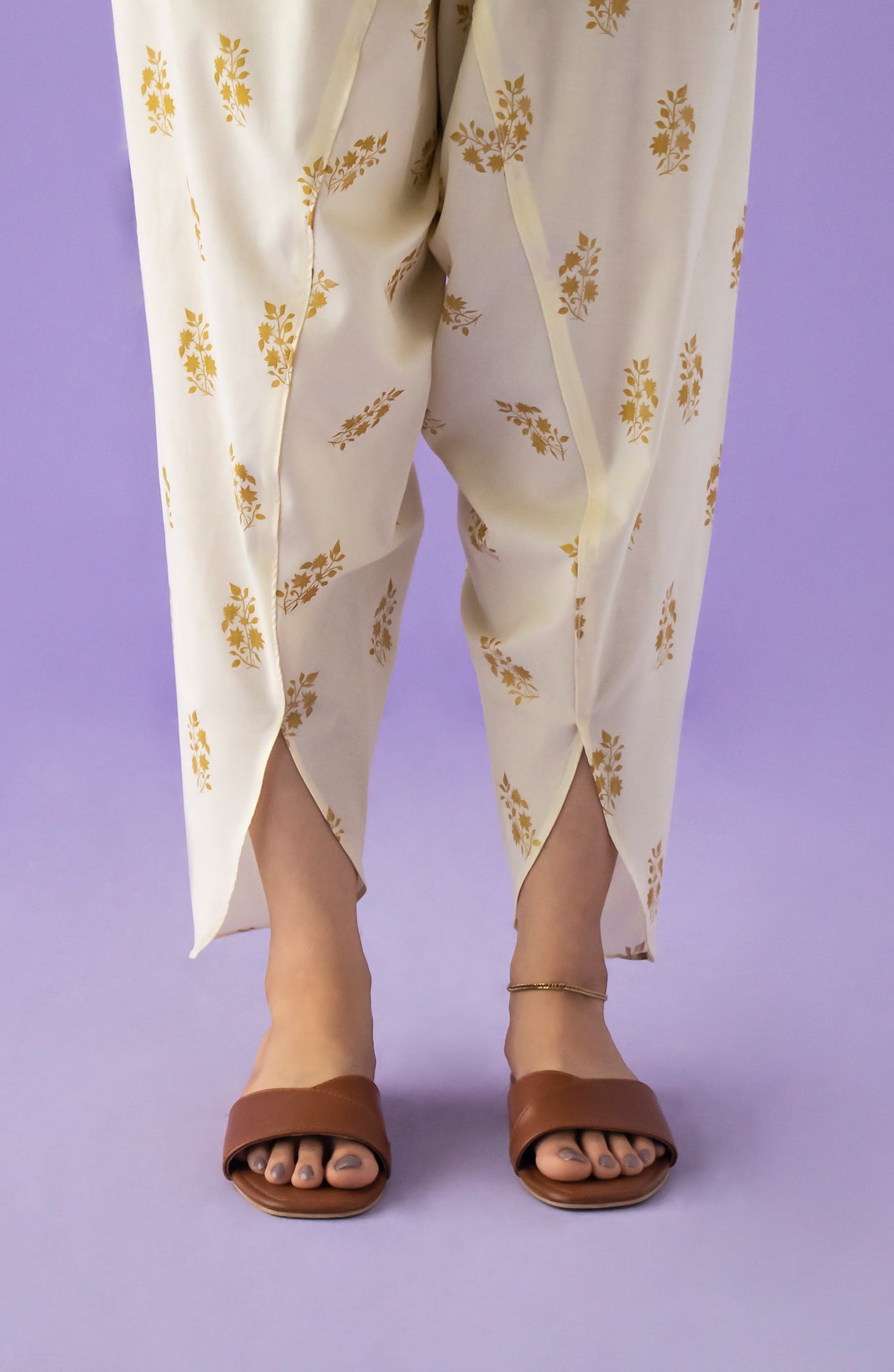 Orient - Stitched Bottoms 1 Piece Plain Dobby Shalwar