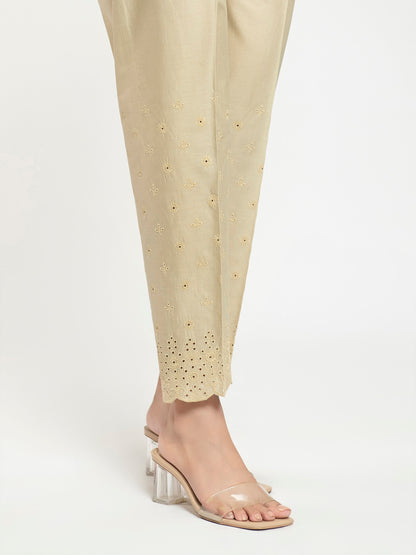 Embroidered Cambric Trouser