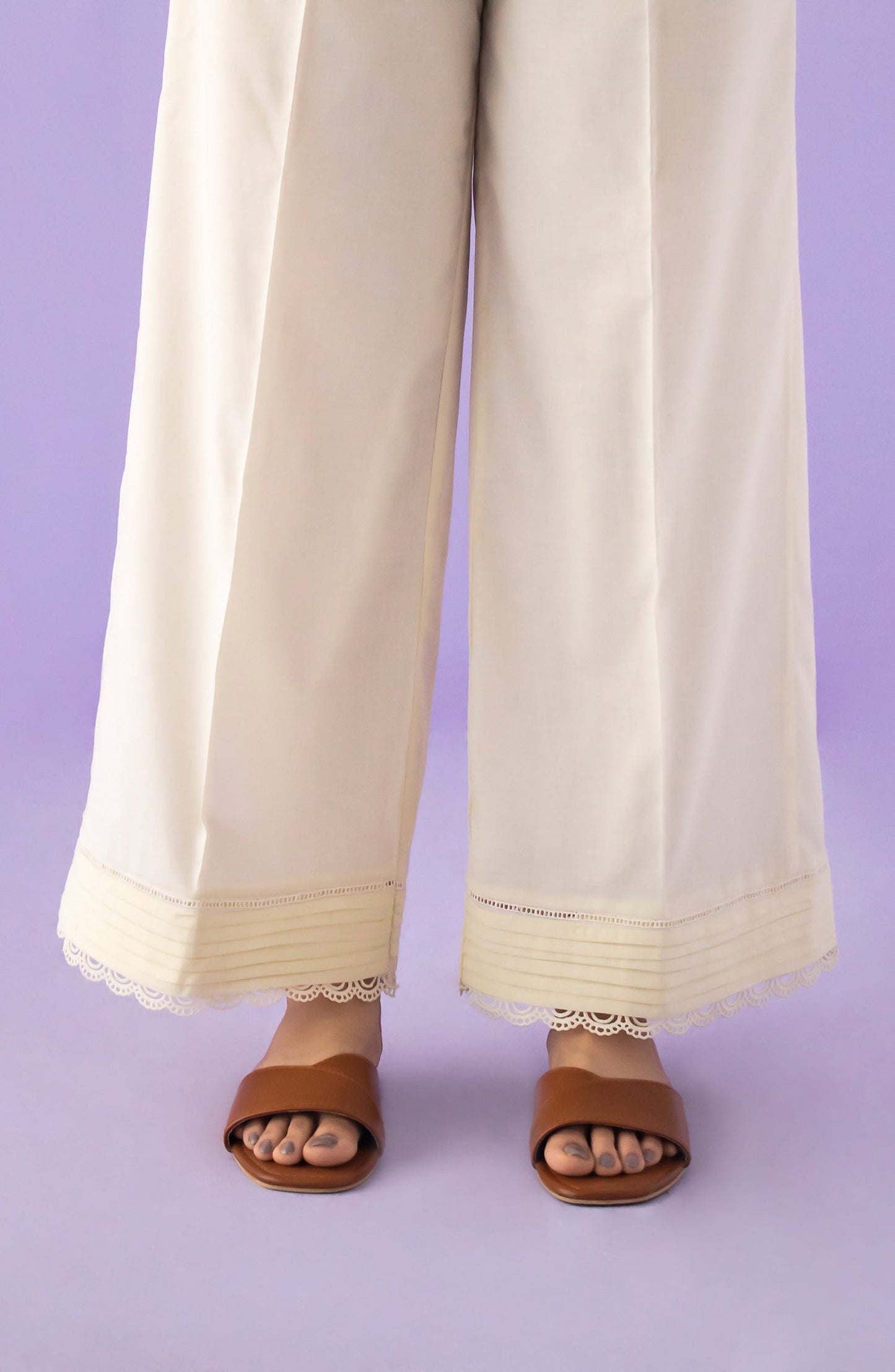 Orient - Stitched Bottoms 1 Piece Plain Cambric Trouser