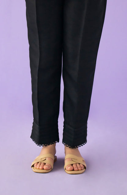Orient - Stitched Bottoms 1 Piece Plain Raw Silk Trouser