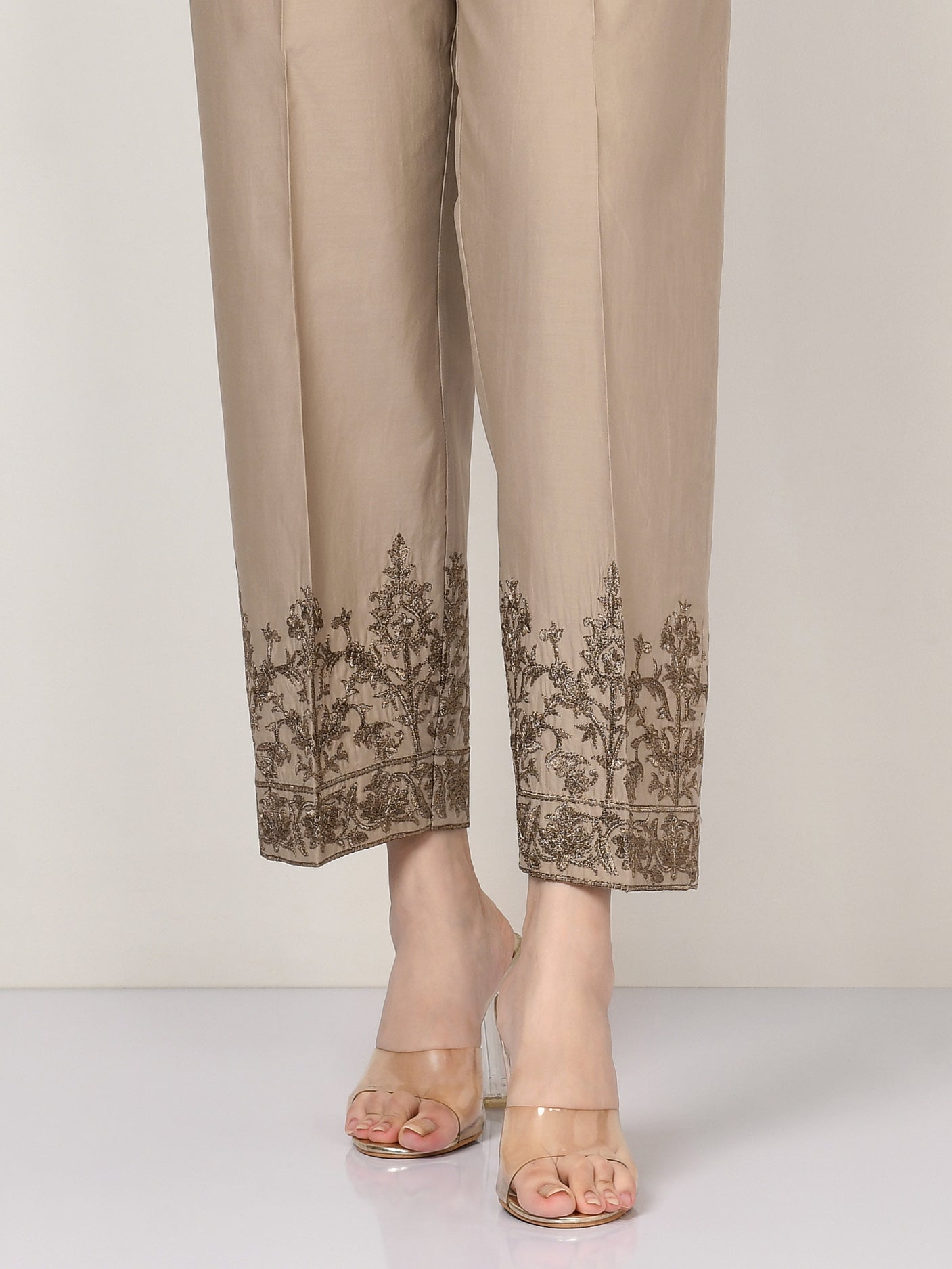 Embroidered Cambric Trouser