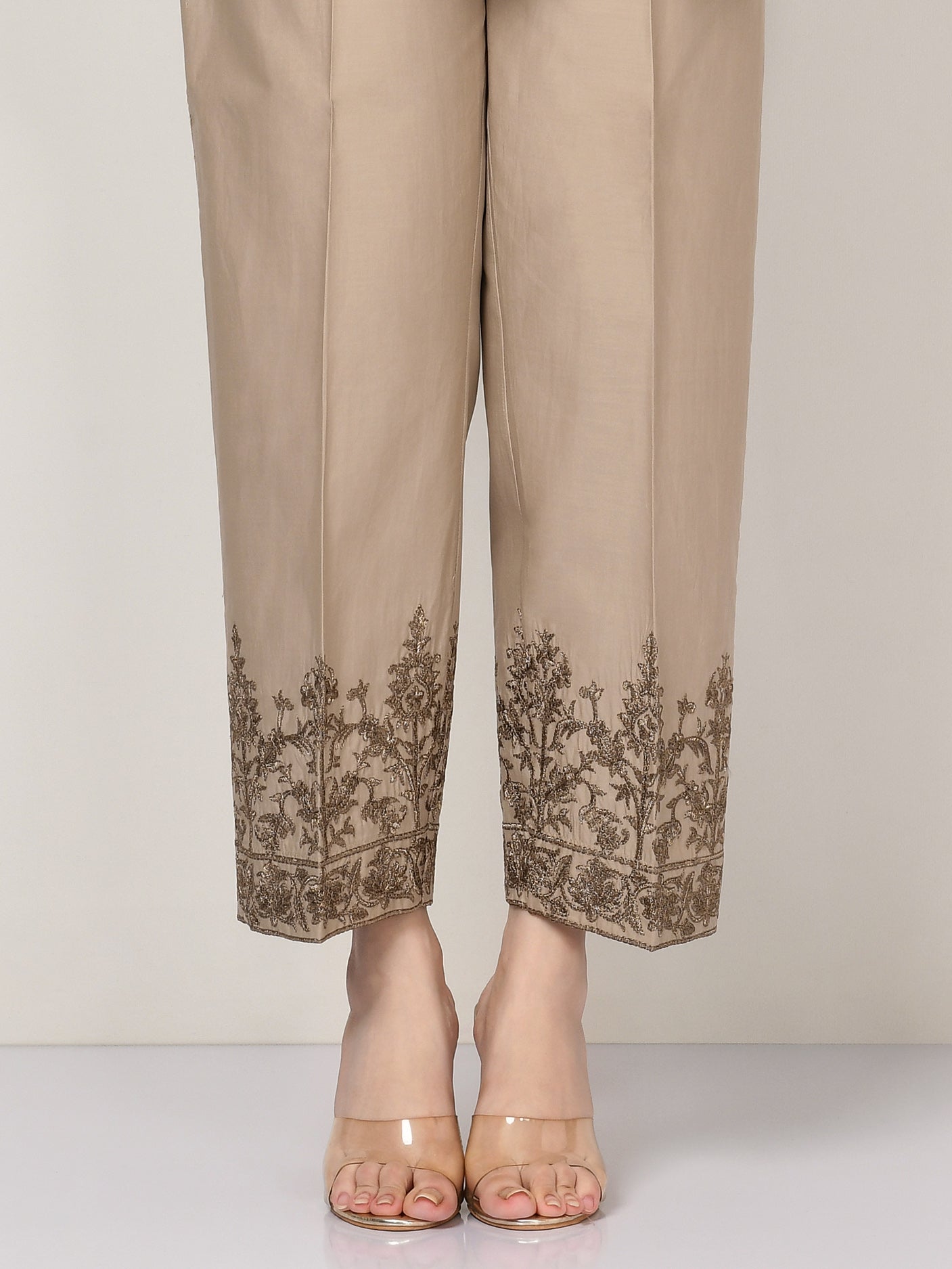 Embroidered Cambric Trouser