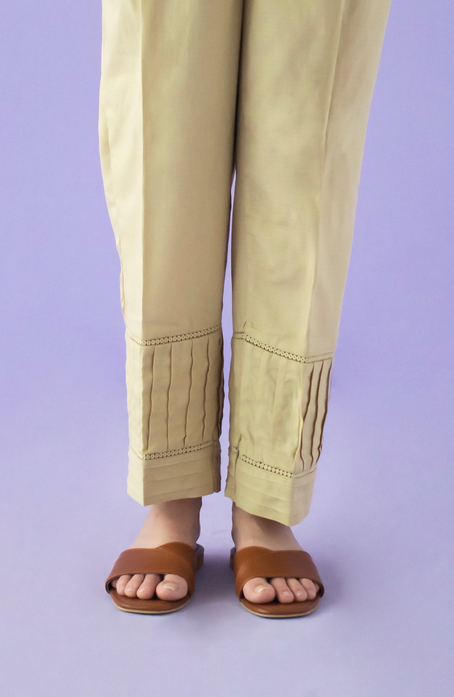 Orient - Stitched Bottoms 1 Piece Plain Dobby Trouser