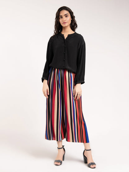 Limelight - Striped Culotte Pants