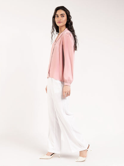 Limelight - Plain Pleated Top