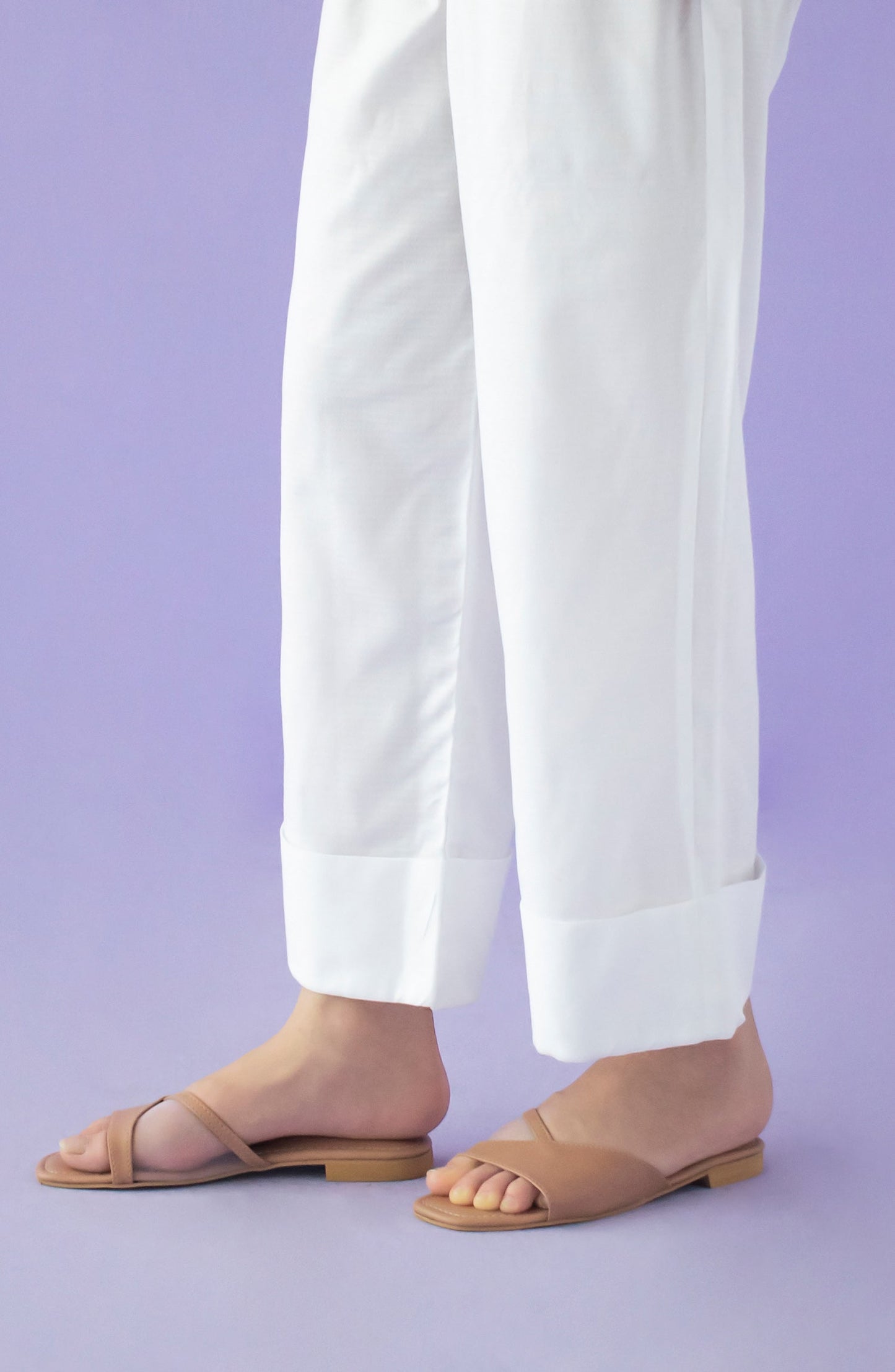 Orient - Stitched Bottoms 1 Piece Plain Dobby Trouser
