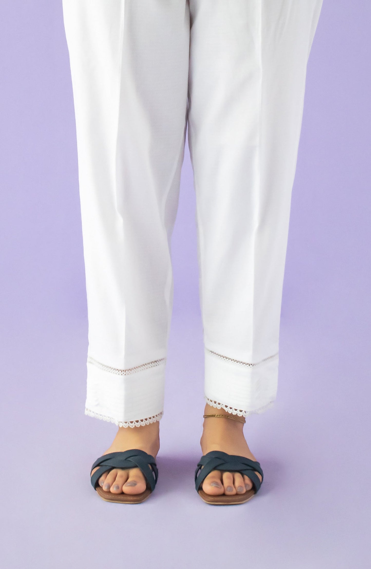 Orient - Stitched Bottoms 1 Piece Plain Dobby Trouser